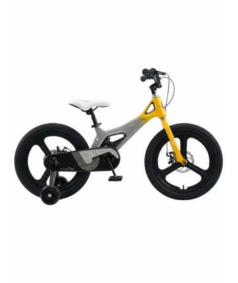 Bicicletă pentru copii Antule 14 inch, negru–galben